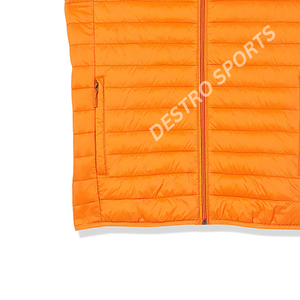 Logo personnalisé veste gilet zippé réversible porter gilet bouffant hommes recadrée gilet bouffant Streetwear sans manches veste bouffante - Product Image 4