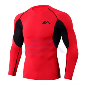 Camiseta de Compresión para Hombre, Venta Directa de Fábrica, Transpirable, Ecológica, Spandex/Poliéster, Personalizable, al por Mayor, Mejor Precio en Línea - Product Image 1