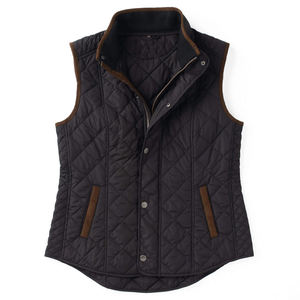 Chaleco de Equitación Elegante para Mujer, Resistente a la Suciedad, con Forro Polar Elástico en la Espalda y Cuello Alto - Product Image 3