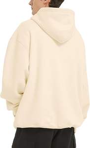 Sudadera con Capucha Casual para Hombre, Lavado Ácido, Color Sólido, Corte Regular, 100% Algodón, Felpa, Secado Rápido, Ecológica y Transpirable - Product Image 2