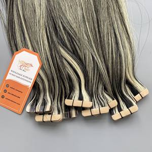 Remy Silky ต่อผมมนุษย์ตรงและตรงกระดูกสไตล์เทปอินผู้ขายต่อผมเวียดนามคุณภาพดีที่สุด - Product Image 4