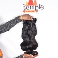 Extensions de cheveux indiens Remy double trame, doux, bouclés, volumineux, sans perte, super brillants, qualité 12A, trame double faite à la machine