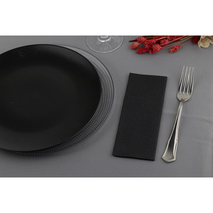 Servilletas de Bolsillo Kanguro Negras de 24x40cm, Toallitas Secas Suaves, 600 Unidades, B2B - Product Image 1