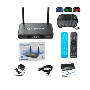 New Super box S6 Pro Latest Version Smart Box with Voice Remote <b>Mini</b> <b>Keyboard</b> 4GB RAM 32GB Fully Loaded - Product Image 1
