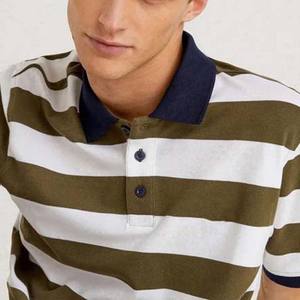 Camisetas de polo para hombre de golf de manga corta lisas informales de estilo personalizado, camisetas polo de poliéster/algodón, diseño de logotipo personalizado OEM / ODM - Product Image 5