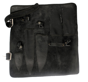 Couteau de chef lavable au lave-vaisselle en acier au carbone de 13 pouces d'excellente qualité professionnelle avec logo personnalisé manche en bois - Product Image 4