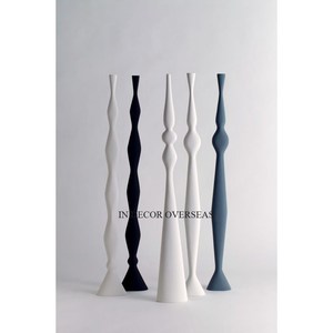 Heavy Duty Métal Argent Brillant Poli Moderne Creative Designer Table Pièce Maîtresse Bougeoir À Prix Compétitif - Product Image 4