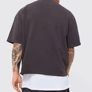 Chemise à Manches Courtes en Coton Biologique en Multi Couleurs Mode Unisexe 300gsm Oversize Heavyweight pour Hommes de la Plus Haute Qualité pour Hommes - Product Image 2