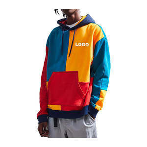 Customized Men's Winter Cotton Fleece Pullover Hoodie-Eco-Friendly Pocket Design <b>Spandex</b> Blend - Product Image 1