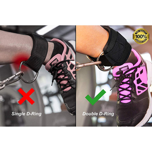 Neoprene Soft Breathable Ankle Straps for Cable Machine <b>Leg</b> <b>Support</b> Gym Fitness Wear Unisex - Product Image 6