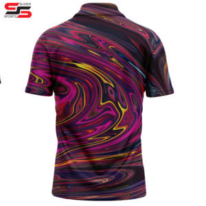 Maillot de fléchettes personnalisé par sublimation pour équipes professionnelles, chemise de sport personnalisée avec nom et logo, tissu respirant, OEM disponible - Product Image 2