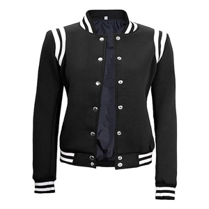 Personnaliser les vestes pour femmes Varsity Prix de gros Service OEM Nouvelle arrivée Vestes pour femmes Veste universitaire respirante pour femmes - Product Image 1