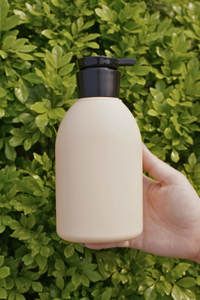 HDPE Botella de plástico de 500ml para cosméticos Diseño serigrafiado con boquilla de prensa Gel de ducha Acondicionador y embalaje de jabón - Product Image 3