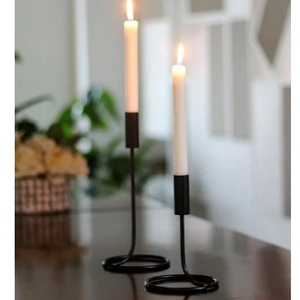 Custom made <b>Candle</b> <b>Holder</b> <b>Black</b> Colored <b>Candle</b> Stand Eco friendly Lighting Home Decor Home Villa <b>Metal</b> <b>Candle</b> <b>Holder</b> - Product Image 1