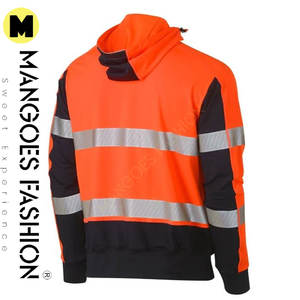Sudaderas con capucha de invierno reflectantes de alta visibilidad: ropa de seguridad de moda de alta calidad para mejorar la visibilidad Sudaderas con capucha de alta visibilidad - Product Image 4