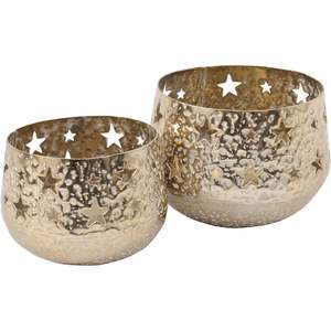 Vela de Metal decorativa de Navidad, diseñador votivo, Color plateado para el hogar, boda, decoración de mesa, tarro de vela redondo - Product Image 4