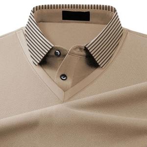 เสื้อแขนยาวผู้ชาย ผ้าระบายอากาศ สไตล์ลำลอง ผ้าเดนิมถัก เสื้อสเวตเตอร์ สำหรับฤดูใบไม้ผลิและฤดูใบไม้ร่วง เสื้อยืดลำลอง โพลีเอสเตอร์ 100% - Product Image 5