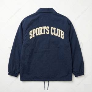 เสื้อแจ็คเก็ตโค้ชสโมสรกีฬาแบบสั่งทำพิเศษ พร้อมปักโลโก้ ทรงยูนิเซ็กซ์ ผลิตจากโพลีเอสเตอร์น้ำหนักเบา - Product Image 2