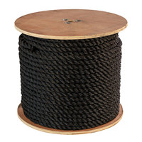 Corde en jute légère, haute résistance aux UV, écologique, 3 brins, mono-filament, diamètre personnalisé 4-150 mm, imperméable, pour bateau et pêche