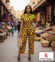 Tela de Algodón Estampada con Cera Africana, Patrones Vibrantes, Prendas Tradicionales, Tela para Paños, Suministro Textil, OEM, ODM, Exportación Hitjem
