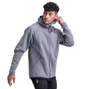 Sweat-shirts à capuche unisexes sur mesure respirants avec fermeture éclair - 100% coton molletonné/éponge française léger à séchage rapide coupe classique vente en gros - Product Image 4