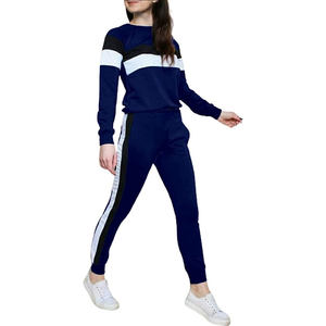 Vente en gros streetwear tendance survêtement veste à capuche femme jogging vêtements d'entraînement velours personnalisé survêtement combinaison body - Product Image 5