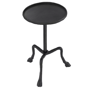 New Arrival Handmade Casted Aluminium <b>Side</b> <b>Table</b> with Matte <b>Black</b> Finishing Modern Design for Living Room Bedroom Durable Top - Product Image 3