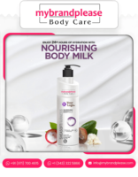 Loción Corporal Nutritiva de Morera y Regaliz con Aroma Fresco a Leche, Hidratación 24 Horas, Protección Solar, Marca Privada para Todos