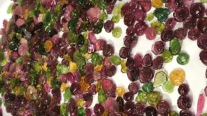 Bulk Product Wholesale Loose Natural Multi Color <b>Tourmaline</b> Floral Carvings Gemstones for Jewelry Making - Product Image 5