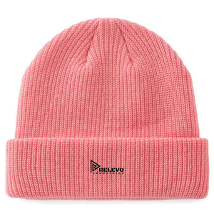 Royal Blue Acrylic <b>Winter</b> Warm Beanie <b>Hat</b> with Custom Embroidered Logo and Bows Pattern Solid Color Custom Label for Men <b>Women</b> - Product Image 6