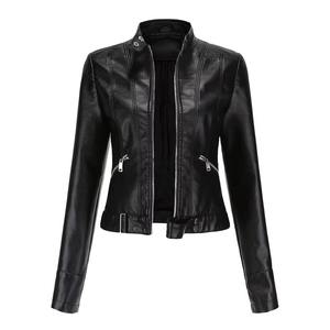 Vente en gros de vestes en cuir à manches longues pour femmes blouson d'hiver vêtements de fête et de travail décontractés veste d'extérieur habillée de voyage - Product Image 1