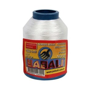 Yabalı İğne Oyası İpi 20 Gr-N. Fils à coudre de haute qualité Beyaz - Product Image 1