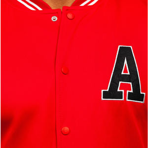 Fabricante OEM de alta calidad Chenille bordado hombres Universidad personalizado béisbol Bomber Puffer chaqueta de invierno - Product Image 6