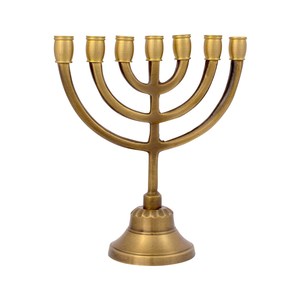 Nuevo portavelas de metal creativo menorah para decoración de Navidad, centro de mesa de boda, candelabro, Decoración de mesa para el hogar - Product Image 1