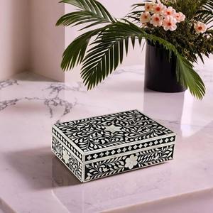 Caja de joyería de madre de perla de regalo de moda de alta calidad, logotipo personalizado hecho a mano, uso para mujeres y hombres, artesanía hecha a mano - Product Image 5