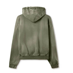 Sweat-shirt délavé au soleil personnalisé, mode streetwear, homme, doux et confortable, sweat-shirt délavé au soleil ample - Product Image 3