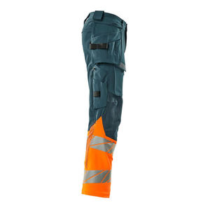 2025 Reflective Two Tone-Color Safety Work <b>Pants</b> for Men High-Visibility <b>Pants</b> With Pockets <b>Hi</b>-<b>Vis</b> Construction-<b>Pants</b> - Product Image 4