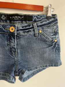 กางเกงยีนส์ขาสั้นทรงวินเทจ - Product Image 4