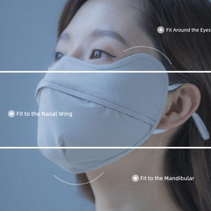 Masque facial magnétique respirant en coton de haute qualité avec protection UV pour femmes et hommes, lavable, été, extérieur, fête, remise de diplôme, Noël - Product Image 5