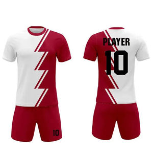 Ensembles de vêtements de football en polyester 100% pour hommes, conceptions sublimées personnalisées, uniformes de football OEM confortables à partir de Jersey - Product Image 4