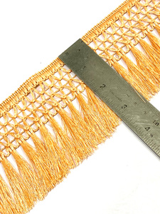 Fashion Design 33cm Length Polyester Knotted Fringes for Clothes - Product Image 2
