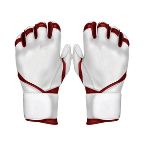 Full <b>Wrap</b> Wholesale Baseball Batting Gloves Custom Logo Design Baseball Gloves Men's Baseball Leather Softball Wholesale Gloves - Product Image 2