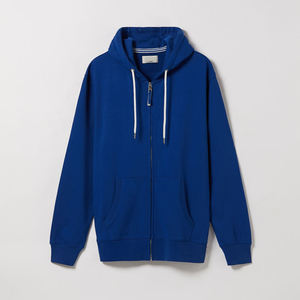 Sudadera con capucha de invierno con cremallera de algodón 100% de ajuste clásico para hombres con diseño de logotipo personalizado e impresión digital para promoción - Product Image 1