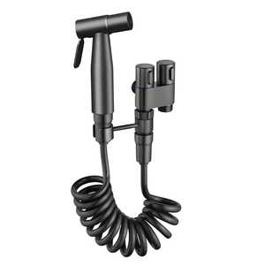 Douchette WC Bidet en acier inoxydable à double jet, facile à installer, pour l'hygiène féminine - Product Image 4