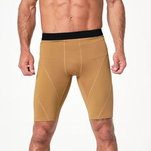 Short de sport pour homme en polyester/coton respirant à séchage rapide, design personnalisé, nouveau tissu - Product Image 1