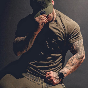 Logotipo de sublimación personalizado Comprimido Deportes Fitness Secado rápido Transpirable Slim Fit Camisetas interiores para correr Hombres para gimnasio Camiseta para hombres - Product Image 4