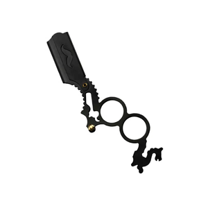 Navajas de Afeitar Rectas Profesionales al por Mayor, con Logotipo Personalizado, de Acero Inoxidable de Alta Calidad, Multicolores, con Protección para los Dedos - Product Image 3