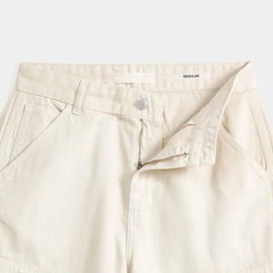 Pantalones cortos cargo de algodón personalizables de cintura media para hombre, ropa informal frontal bordada transpirable - Product Image 2