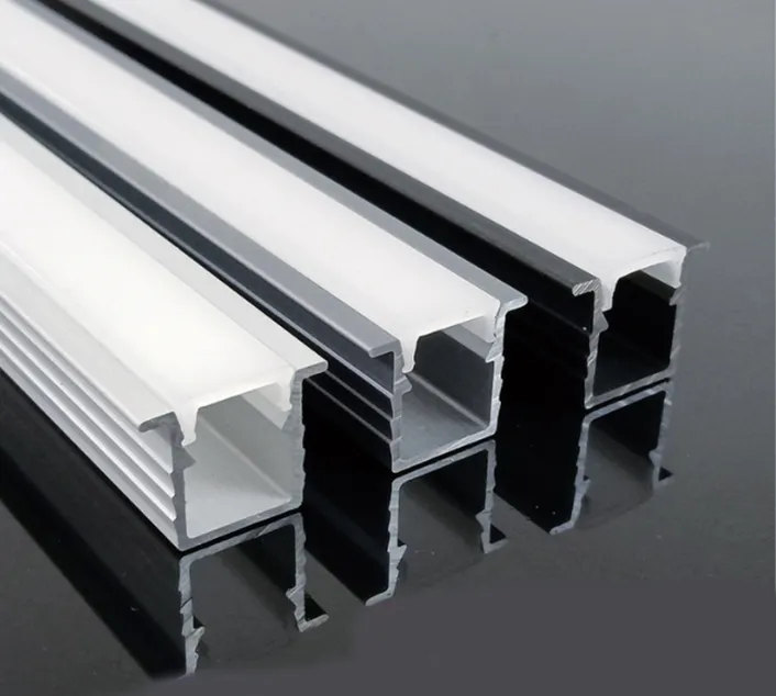 Perfil de aluminio Led lineal LM, Canal Led de aluminio de longitud personalizada para tira de luz Led