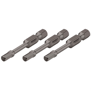 Juego de Puntas de Impacto Hexagonales Largas Hazet de 1/4'', 3 Piezas, Accesorio para Destornillador Eléctrico - Product Image 2